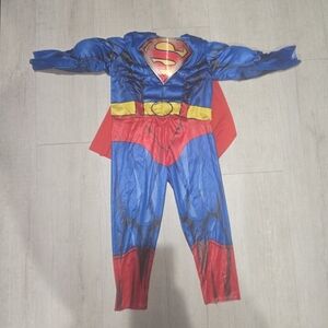 Toddler Super Man Costume Worn Once , Has The Muscles